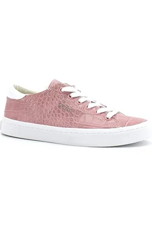 Guess Damen Ester Schnürschuhe, Pink, 38 EU