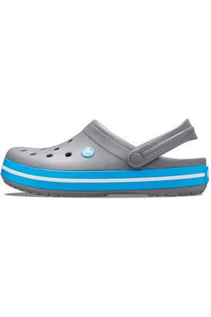 Crocs Unisex Adult Crocband Clog, Charcoal/Ocean,37/38 EU