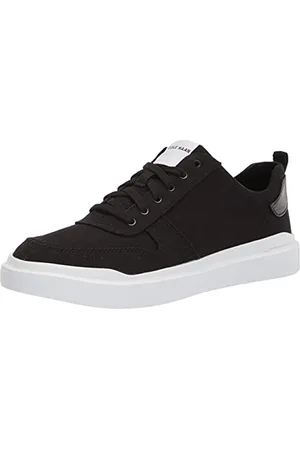 Cole Haan Damen Grandpro Rally Canvas Court Sneaker, Schwarz (Schwarz/Weiß), 42 EU