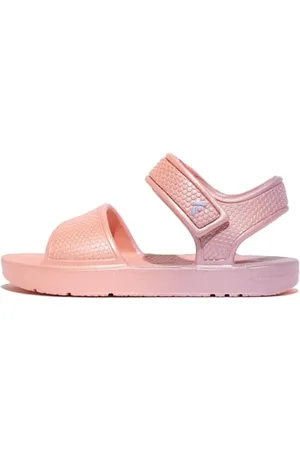 FitFlop Jungen Mädchen iQUSHION Kids Toddler Ombre-Pearl B/Strap Sandale, 28 EU