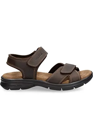 Panama Jack Herren Sanders Basics Peeptoe Sandalen, Braun (Marron C1)