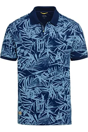 Camel Active Herren Piqué Poloshirt mit Allover Print Menswear-XXL