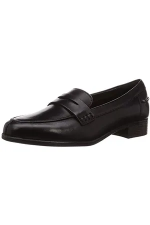 Clarks Damen Hamble Loafer, Schwarz , 38 EU