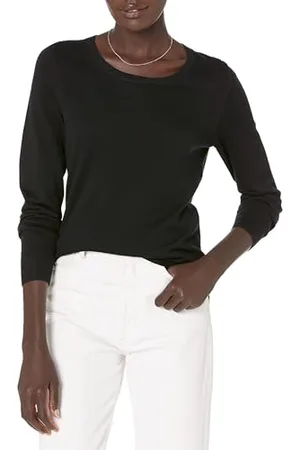 Amazon Damen Leichter, Langärmeliger Pullover Mit Rundhalsausschnitt (Erhältlich in Übergröße), , XL