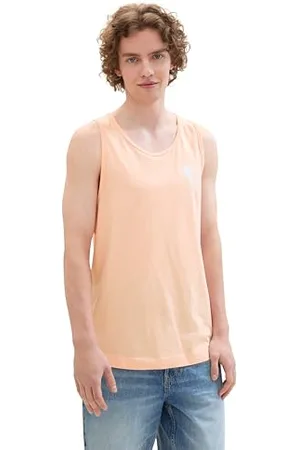 TOM TAILOR Herren Sommer Tanktop mit Palmen-Motiv, , XL