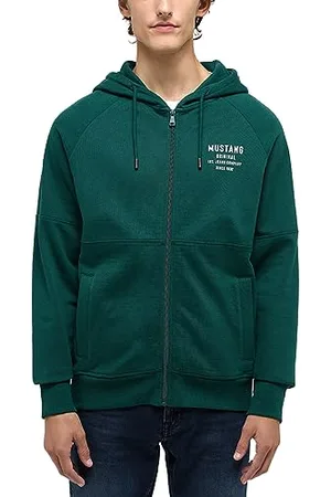 Mustang Herren Style Bastian Paneled Zip-Up Kapuzenpullover, , S