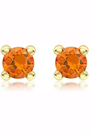 Amazon Ohrstecker aus 9-karätigem Gold mit Geburtsstein für Januar (ehemals Amazon Collection)