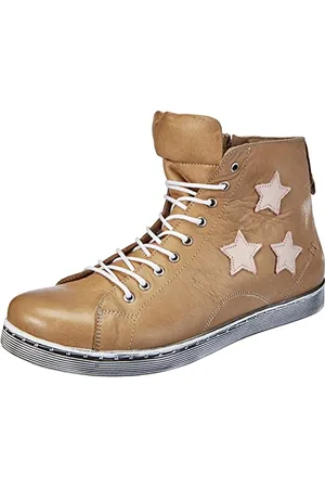 Andrea Conti Damen 0343443 Sneaker, Taupe/Rose, 41 EU