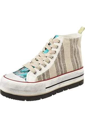 Desigual Damen Shoes_Crush_Rayas Sneaker, Multicolor, 38 EU