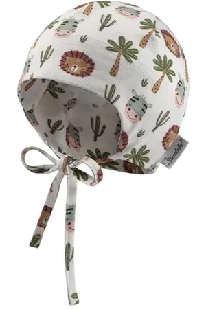 Sterntaler Beanie Safaritiere - Mütze Baby bedruckt mit Safari-Tieren - Beanie Baby - Übergangsmütze Kinder, , Größe 45
