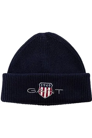 GANT Unisex Archive Shield Cotton Beanie-Mütze, , Einheitsgröße EU