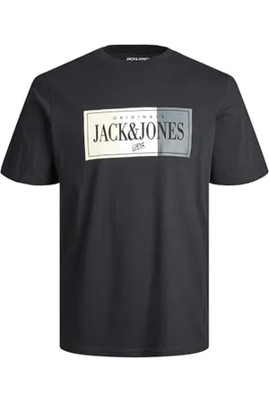 JACK & JONES JACK&JONES Herren JORARTHUR Tee SS Crew Neck SN Poloshirt, Black, M
