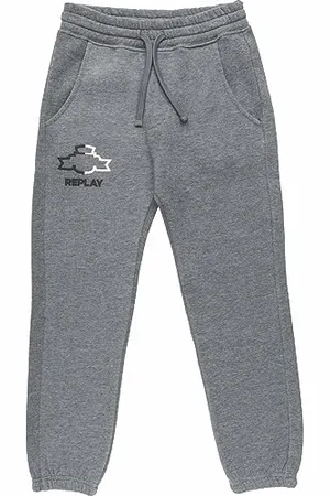 Replay Jungen Jogginghose mit Logo, (Grau), 8 Jahre
