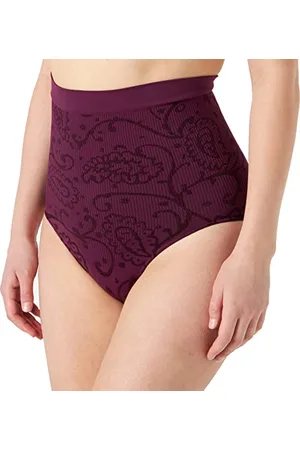 BELLY CLOUD Damen Miederslip Taillenslip Allover Big Paisley, , 48 (Herstellergröße: XXXL)