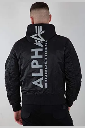 Alpha Industries Herren MA-1 ZH Back Print Bomberjacke, , L