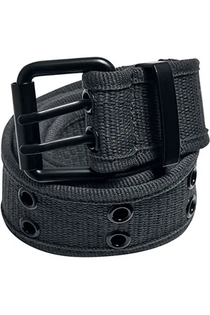 Urban classics Unisex TB5823-Double Thorn Buckle Canvas Belt Gürtel, Grey, L/XL