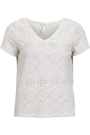 Object Objfeodora S/S V-Neck Top Noos