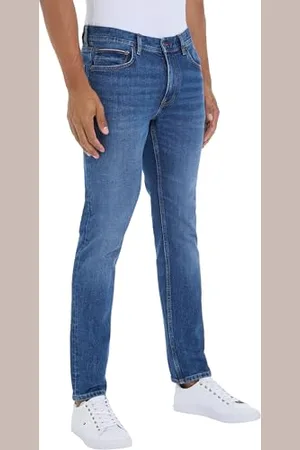 Tommy Hilfiger Herren Jeans Hose Straight Fit, Blau (Custer Indigo), 30W/30L