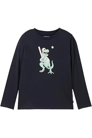 TOM TAILOR Jungen Kinder Langarmshirt mit Print, , 92/98