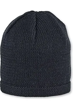 Sterntaler OCS Strickmütze - Klassische Babymütze aus Baumwollgarn (Bio) - Unisex Übergangsmütze ab Geburt - Basic Kopfbedeckung - Beanie Mütze einfarbig - , Größe 33