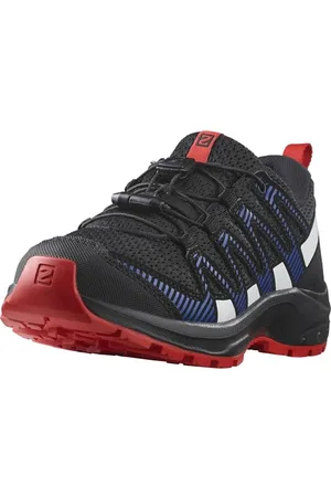 Salomon XA Pro V8 Unisex Kinder-Multisportschuhe, Outdoor-bereit, Grip in jedem Gelände, Sportlicher Look, Black, 32