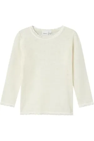 NAME IT Nmfwang Wool Needle Ls Top Solid Noos
