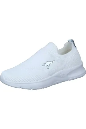 KangaROOS Damen K-NJ Doja Slippers & Mokassins, White/Stone Green, 39 EU