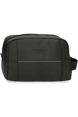 Pepe Jeans Dortmund Kulturbeutel, anpassbar, , 25 x 15 x 12 cm, Baumwolle, Polyester und PU, 4,5 l, , Talla única, Anpassbare Kosmetiktasche