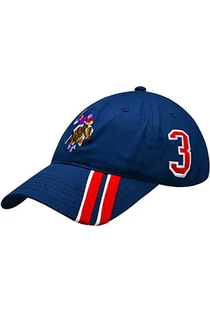 U.S. Polo Assn. Unisex Erwachsene Verstellbare Baseballkappe Polo Pferd Streifen Dad Hat, , Einheitsgröße