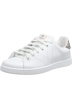 victoria Unisex Deportivo Basket Piel Sneaker, Weiß (Rosa), 42 EU