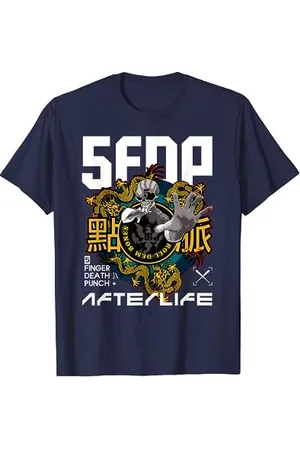 Five Finger Death Punch 5FDP – Dim Mak Navy T-Shirt