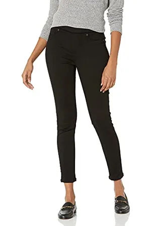 Amazon Damen Pull-On Stretch-Jeggings mit mittelhohem Bund (in Übergrößen erhältlich), , 42