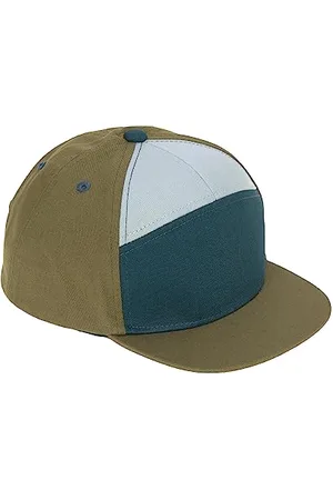 LÄSSIG Kinder Kappe Skaterkappe Cap Baumwolle größenverstellbar/Kids Skater Cap Little Gang, olive/blue/grey, 1-2 Jahre, Größe 48