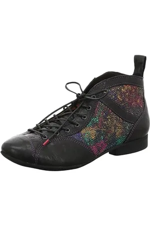 Think! Damen GUAD2 Leder gefütterte nachhaltige Boots, 9030 Multicolour/Kombi, 42.5 EU