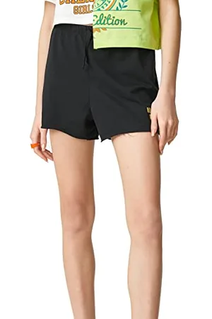Koton Women Mini Sport Shorts Embellished Drawstring Cotton