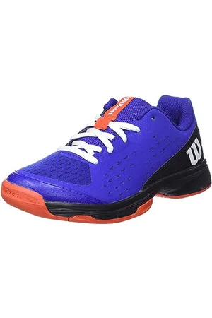 Wilson Rush Pro Jr L Sneaker, Bluing/Black/Orange, 28 2/3 EU