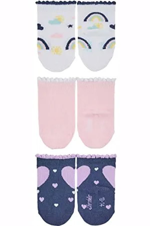 Sterntaler Baby-Mädchen Söckchen 3erPack Regenbogen Socken, , 17-18