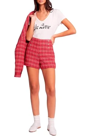 Morgan Gerade Tweed-Shorts 40