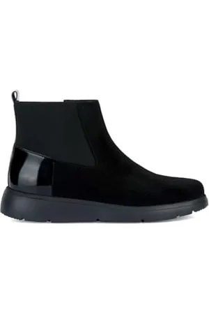Geox D ARLARA Ankle Boot, Black, 37.5 EU