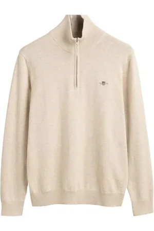 GANT Herren Classic Cotton Halfzip Pullover, , XL