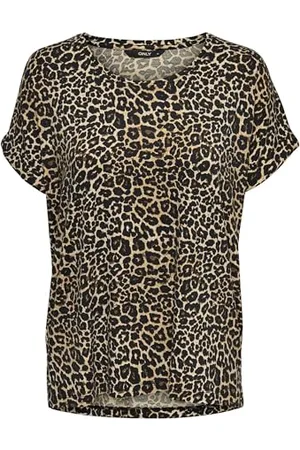 ONLY Womens Black S/S Tops