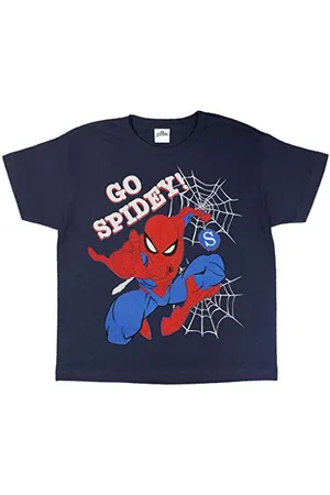 Popgear Marvel Comics Spiderman Go Spidey T Shirt, Kinder, 98-170, , Offizielle Handelsware