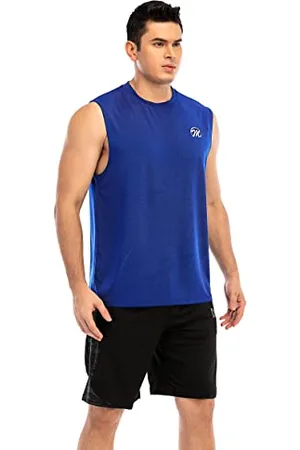 MEETWEE Sportshirt Herren, Laufshirt Kurzarm Mesh Funktionsshirt Atmungsaktiv Schnelltrocknend Sports Gym Shirt Trainingsshirt für Männer Sommer