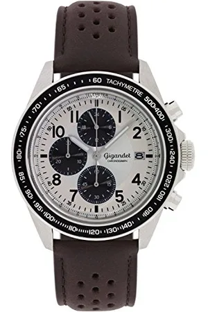 Gigandet Herren Analog Japanisches Quarzwerk Uhr mit Leder Armband 2VNAG24/007