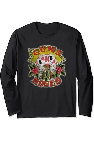 Guns N´Roses Offizielle Karten Distress Langarmshirt