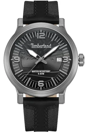 Timberland Herren Analog Quarz Uhr mit Leder Armband TDWGN0029103
