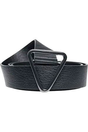 Urban classics Unisex TB5851-Synthetic Leather Triangle Buckle Belt Gürtel, Black, S/M