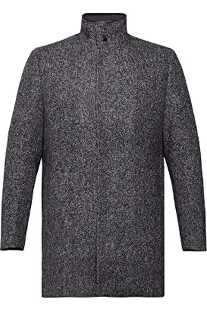 ESPRIT Herren 102ee2g306 Mantel, Anthracite, M EU