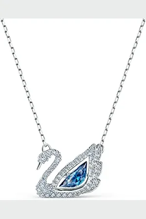 Swarovski Swan Halskette, Schwan, , Rhodiniert