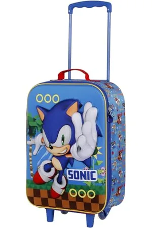 KARACTERMANIA Sega-Sonic Faster-Soft 3D Trolley-Koffer, , 17 x 33 x 52 cm, Kapazität 26 L
